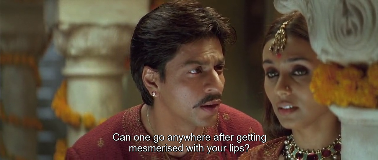 Rani Mukerji Shah Rukh Khan Romance