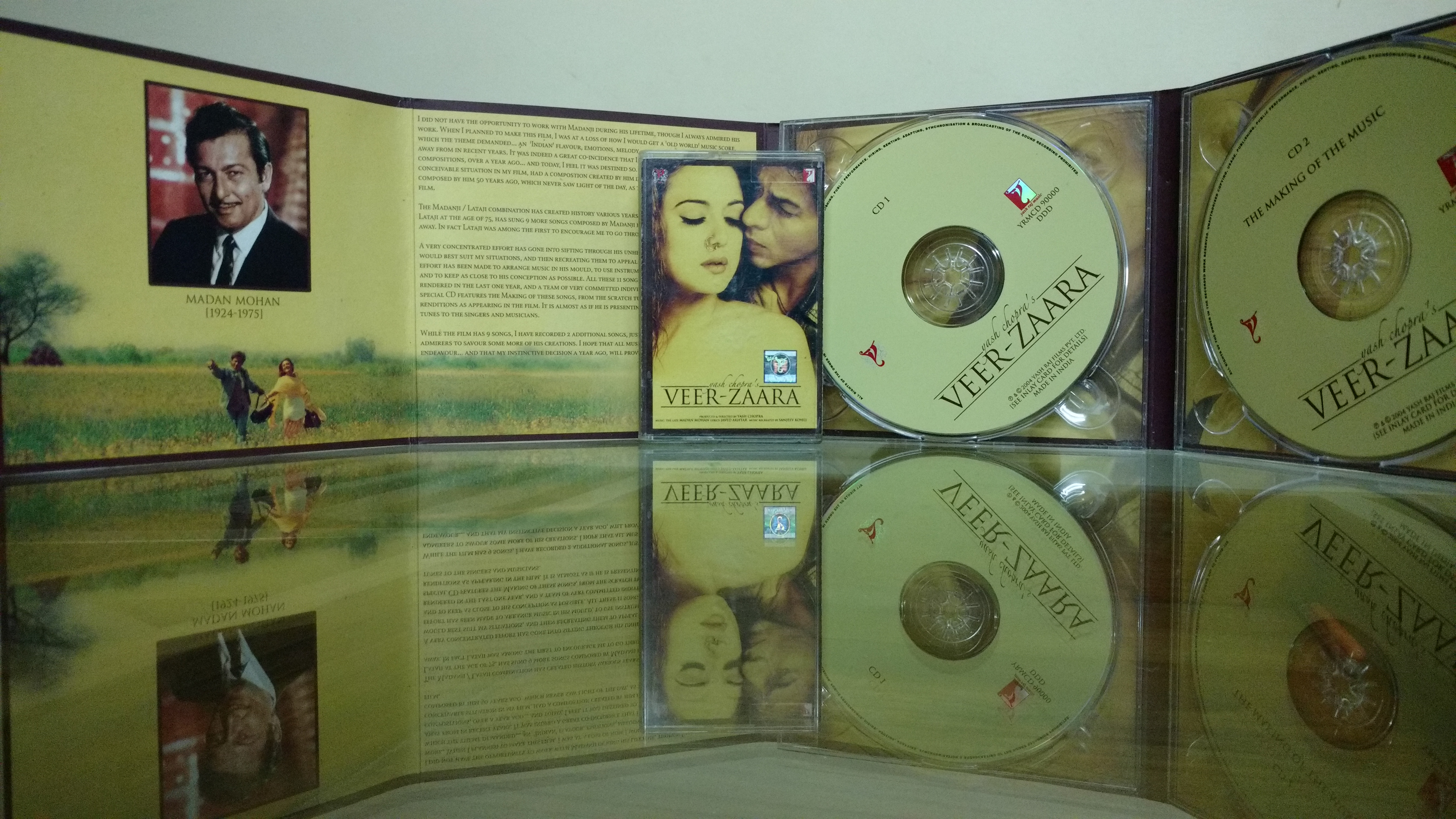 veer zaara audio cd