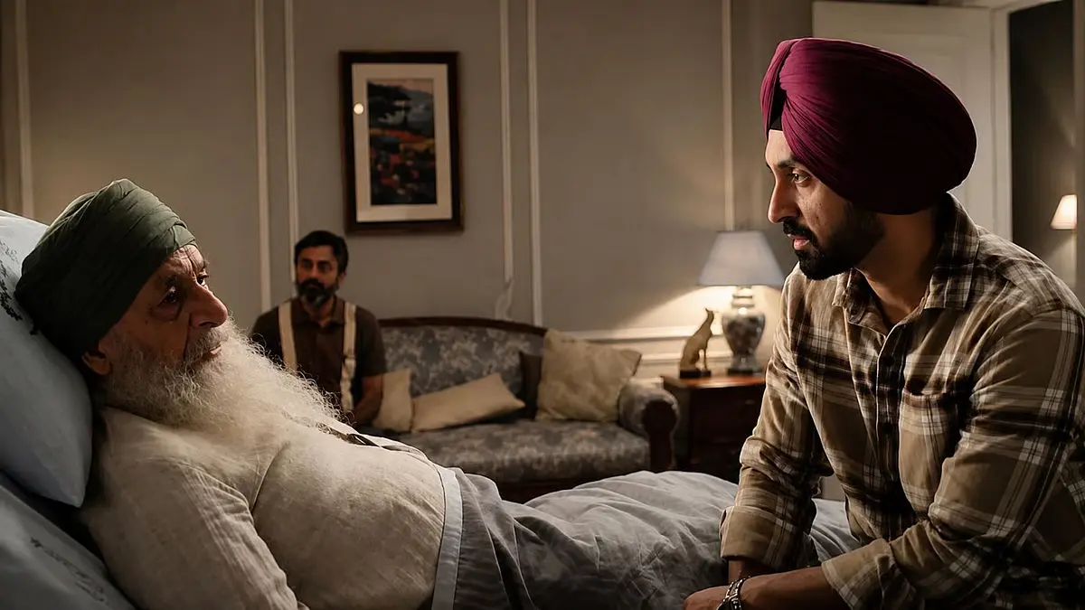 Diljit and Naseeruddin in Main Vaapas Aaunga Film Review